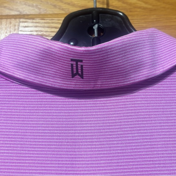 NWOT Nike Tiger Woods Collection Pink Dri Fit Golf Polo Shirt Men’s XL - Picture 4 of 7